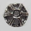 Bead cap Zinc alloy Jewelry Finding Lead-Free 7mm hole=1mm Sold per pkg of 2000