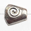 Bead cap Zinc alloy Jewelry Finding Lead-Free 12x12mm hole=2mm Sold per pkg of 300