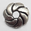 Bead cap Zinc alloy Jewelry Finding Lead-Free 9mm hole=2mm Sold per pkg of 2000