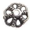 Bead cap Zinc alloy Jewelry Finding Lead-Free 8x4mm hole=1.5mm Sold per pkg of 2000