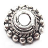 Bead cap Zinc alloy Jewelry Finding Lead-Free 7x5mm hole=1.5mm Sold per pkg of 2000
