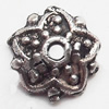 Bead cap Zinc alloy Jewelry Finding Lead-Free 7mm hole=1mm Sold per pkg of 3000