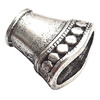 Bead cap Zinc alloy Jewelry Finding Lead-Free 15x14mm hole=6mm Sold per pkg of 300