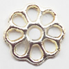 Bead cap Zinc alloy Jewelry Finding Lead-Free 9mm hole=1.5mm Sold per pkg of 3000