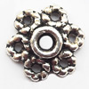 Bead cap Zinc alloy Jewelry Finding Lead-Free 10mm hole=1.5mm Sold per pkg of 1500
