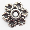 Bead cap Zinc alloy Jewelry Finding Lead-Free 10mm hole=1.5mm Sold per pkg of 1500