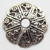 Bead cap Zinc alloy Jewelry Finding Lead-Free 13mm hole=2mm Sold per pkg of 1500