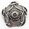 Bead cap Zinc alloy Jewelry Finding Lead-Free 17mm hole=1mm Sold per pkg of 300