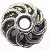 Bead Cap Zinc alloy Jewelry Finding Lead-Free 9mm hole=1.5mm Sold per pkg of 1500