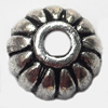 Bead Cap Zinc alloy Jewelry Finding Lead-Free 10mm hole=2mm Sold per pkg of 1000