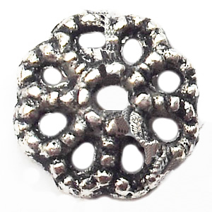 Bead Cap Zinc alloy Jewelry Finding Lead-Free 7mm hole=1mm Sold per pkg of 3000