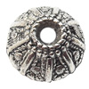Bead Cap Zinc alloy Jewelry Finding Lead-Free 12x6mm hole=2mm Sold per pkg of 500