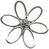 Bead Cap Zinc alloy Jewelry Finding Lead-Free 50mm hole=1mm Sold per pkg of 40