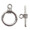Clasp Zinc alloy Jewelry Finding, Lead-Free Ring 11x15mm Stick 6x15mm, Sold by KG