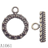 Clasp Zinc alloy Jewelry Finding, Lead-Free Ring 16x20mm Stick 8x19mm, Sold by KG