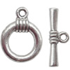 Clasp Zinc alloy Jewelry Finding, Lead-Free Ring 16x18mm Stick 19x7mm, Sold by KG