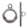 Clasp Zinc alloy Jewelry Finding, Lead-Free Ring 17x13mm Stick 22x5mm, Sold per pkg of 800