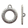 Clasp Zinc alloy Jewelry Finding, Lead-Free Ring 15x19mm Stick 20x4mm, Sold per pkg of 800