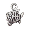 Pendant Lead-Free Zinc Alloy Jewelry Findings, Animal 8.5x10mm hole=1mm Sold per pkg of 1500