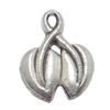 Pendant Lead-Free Zinc Alloy Jewelry Findings, 11.5x14.5mm hole=1mm Sold per pkg of 1000