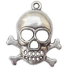 Pendant Lead-Free Zinc Alloy Jewelry Findings, Skeleton 22x26mm hole=1.5mm Sold per pkg of 300
