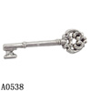 Pendant Lead-Free Zinc Alloy Jewelry Findings, Key 9x30mm hole=1mm Sold per pkg of 400