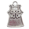 Pendant Lead-Free Zinc Alloy Jewelry Findings, Clothes 13x21mm hole=1.5mm Sold per pkg of 300