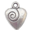 Pendant Lead-Free Zinc Alloy Jewelry Findings，11x14mm hole=1.5mm Sold per pkg of 1000