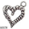Pendant Lead-Free Zinc Alloy Jewelry Findings，17x17.5mm hole=2mm Sold per pkg of 300
