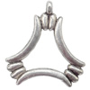 Pendant Lead-Free Zinc Alloy Jewelry Findings，18.5x20mm hole=1mm Sold per pkg of 500