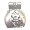 Pendant Lead-Free Zinc Alloy Jewelry Findings，13x15.5mm hole=1.5mm Sold per pkg of 300