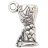 Pendant Lead-Free Zinc Alloy Jewelry Findings，14x7mm hole=1mm Sold per pkg of 400