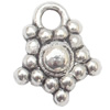 Pendant Lead-Free Zinc Alloy Jewelry Findings，8.5x10.5mm hole=1mm Sold per pkg of 1500