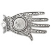 Pendant Lead-Free Zinc Alloy Jewelry Findings，36x60mm hole=2mm Sold per pkg of 50