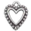 Pendant Lead-Free Zinc Alloy Jewelry Findings，18x15mm hole=1.5mm Sold per pkg of 500