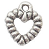 Pendant Lead-Free Zinc Alloy Jewelry Findings，9x11mm hole=1mm Sold per pkg of 1500
