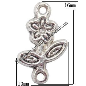 Pendant Lead-Free Zinc Alloy Jewelry Findings，16x10mm hole=1mm Sold per pkg of 1500