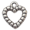 Pendant Lead-Free Zinc Alloy Jewelry Findings，14x12mm hole=1mm Sold per pkg of 700