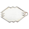 Pendant Lead-Free Zinc Alloy Jewelry Findings，14x24mm hole=1mm Sold per pkg of 300