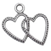 Pendant Lead-Free Zinc Alloy Jewelry Findings，22x24mm hole=2mm Sold per pkg of 400