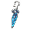 Pendant Lead-Free Zinc Alloy Jewelry Findings，7x25mm hole=2.5mm Sold per pkg of 800