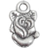 Pendant Lead-Free Zinc Alloy Jewelry Findings，10x18mm hole=2.5mm Sold per pkg of 500