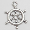 Pendant. Fashion Zinc Alloy jewelry findings. Wheel 20x15mm. Sold by Bag