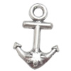 Pendant. Fashion Zinc Alloy jewelry findings. Anchor 17x15mm. Sold by Bag
