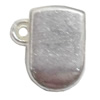 Pendant Lead-Free Zinc Alloy Jewelry Findings，14x17mm hole=2mm Sold per pkg of 300