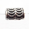 European Style Beads Zinc Alloy Jewelry Findings, Lead-free Tube 10x6mm hole=3.5mm, Sold per pkg of 700