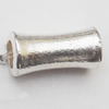 European Style Beads Zinc Alloy Jewelry Findings Lead-free, Tube 12x5mm hole=3mm, Sold per pkg of 1000