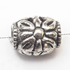 European Style Beads Zinc Alloy Jewelry Findings Lead-free, Tube 10x8mm hole=4mm, Sold per pkg of 400