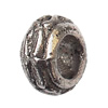 European Style Beads Zinc Alloy Jewelry Findings Lead-free, Dount 3x7mm hole=3.5mm, Sold per pkg of 1500