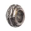 European Style Beads Zinc Alloy Jewelry Findings Lead-free, Dount 3x7mm hole=3.5mm, Sold per pkg of 1500